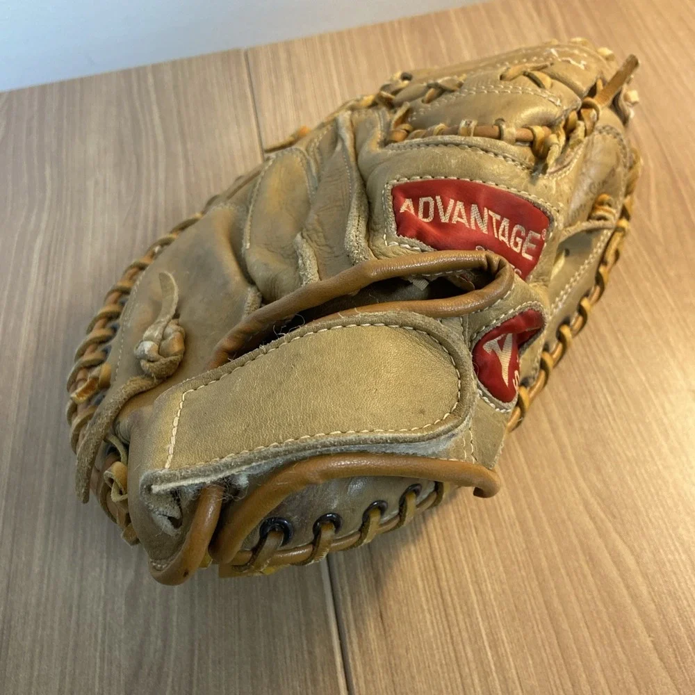 Advantage A's Baseball‎ Catchers Mitt Glove Leather Rawhide Professional Oakland